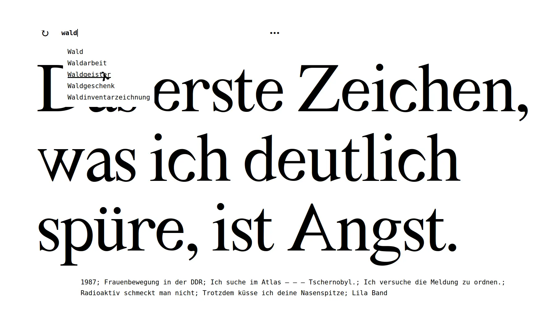 Patrizia Bach's website screenshot