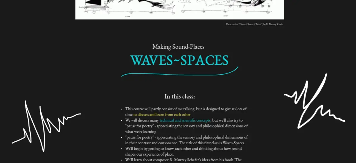A screenshot of the Miro board for the first session of Making Sound-Places